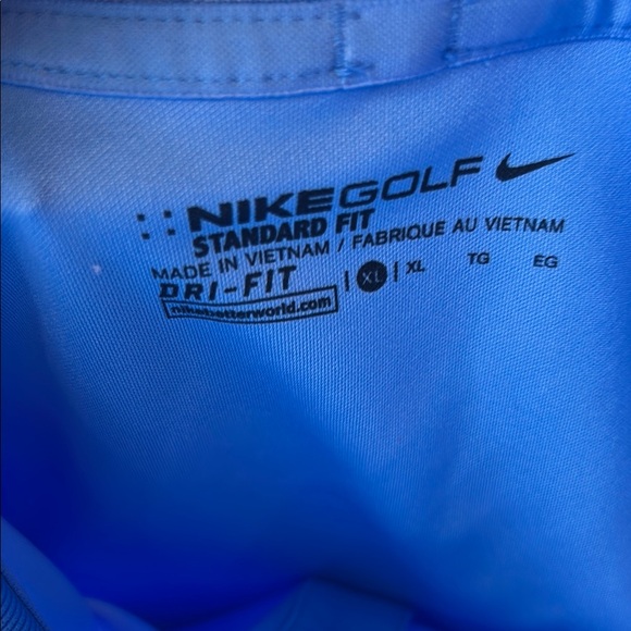 Nike Blue Performance Polo Shirt - Picture 4 of 16